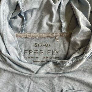Free Fly Light Blue Hoodie
